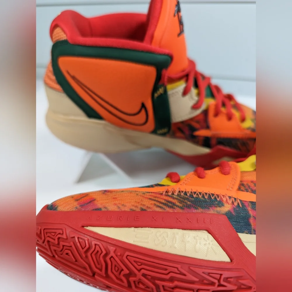 Nike Kyrie Infinity 1 World 1 people Casual Orange Basketball Sneakers Men's 7.5